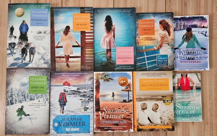 Diverse titels Suzanne Vermeer 10x, Boeken, Thrillers, Zo goed als nieuw, Ophalen of Verzenden