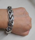 Zilveren zware Buddha To Buddha armband nr.669