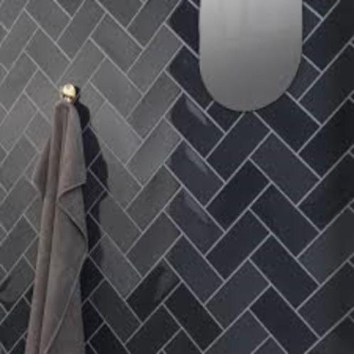 Mosa Motto wandtegels 1020 Tide Dark Grey – 5 dozen nieuw, Doe-het-zelf en Verbouw, Tegels, Nieuw, Wandtegels, Keramiek, Minder dan 20 cm