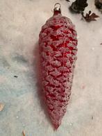 #kerst grote rode dennenappel kerstbal, Diversen, Kerst, T, Ophalen of Verzenden, Zo goed als nieuw, N