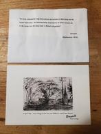 Bijzondere kaart met tekst van Vincent van Gogh, Antiek en Kunst, Ophalen of Verzenden