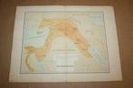 Antieke kaart uit 1884 - Het Assyrische Rijk !!, Boeken, Atlassen en Landkaarten, Gelezen, Ophalen of Verzenden