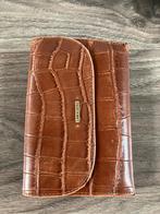 Cognac bruine portemonnee van Linea Vero 10 x 14 cm ZGAN, Ophalen of Verzenden, Zo goed als nieuw, Bruin, Leer