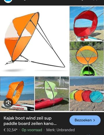 Kajak sup board wind zeil beschikbaar voor biedingen