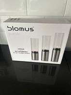 Blomus windlichten 3 verschillende maten, Ophalen of Verzenden, Nieuw, Overige materialen, Minder dan 25 cm