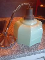 MOOIE ARTDECO LAMP GROEN MELKGLAS ZONDER STEKKER, Antiek en Kunst, Antiek | Lampen, Ophalen