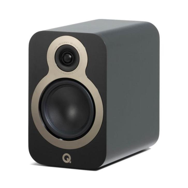 Q Acoustics: 3030c - 2 Stuks - Satin Black, Audio, Tv en Foto, Luidsprekers, Nieuw, Front, Rear of Stereo speakers, 120 watt of meer
