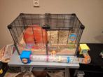 Ferplast hamsterkooi te koop, inclusief toebehoren, Ophalen, Gebruikt, Kooi, Hamster