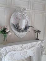 Brocante hert in lijst……. Poppenhuis 1:12.. (nr F96)*, Ophalen of Verzenden, Nieuw, Poppenhuis