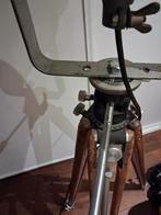 Vintage A.E. Cremer Theaterlamp op houten  Statief, Gebruikt, Ophalen of Verzenden, Hout, 150 tot 200 cm