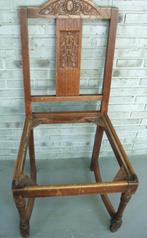 vier houten eetstoelen, Ophalen