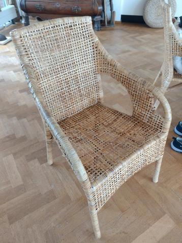Rieten Stoelen Set van 2 beschikbaar voor biedingen