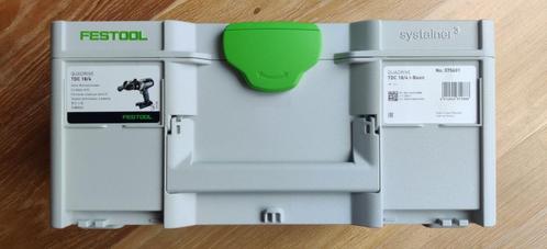 Festool systainer³ SYS3 M 187 van boormachine TDC/TPC 18/4, Doe-het-zelf en Verbouw, Gereedschapskisten, Zo goed als nieuw, Ophalen of Verzenden