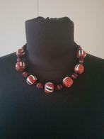 Rode kralenketting ***zgan***, Sieraden, Tassen en Uiterlijk, Kettingen, Ophalen of Verzenden, Zo goed als nieuw, Rood