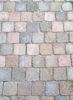 GRATIS Cobblestones / betonklinker rood/grijs - ong. 4-5m2, Ophalen, Gebruikt, Beton, Klinkers