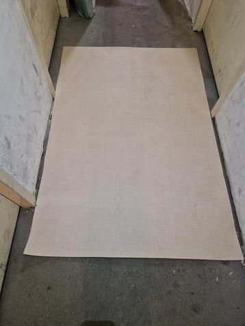 Vinyl reststukjes linnenlook beige 