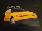 Brochure Hyundai Scoupé 1992, Ophalen of Verzenden, Zo goed als nieuw, Overige merken