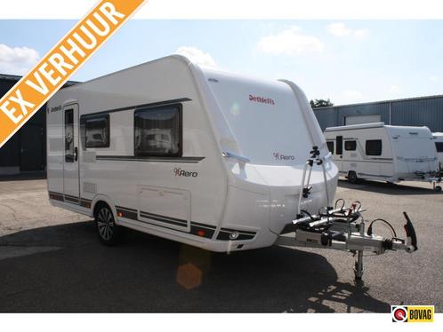Dethleffs Aero 410 QS, Caravans en Kamperen, Caravans, tot en met 4, Treinzit, Dethleffs, Dwarsbed, Overige typen, 4 tot 5 meter