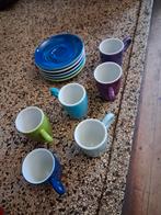 Espresso kopjes 6 kleuren, Ophalen, Overige stijlen, Kop(pen) en/of Schotel(s)