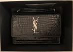 Ysl Saint Laurent Sunset kleine Clutch, Ophalen of Verzenden, Zo goed als nieuw, Zwart