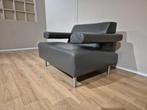 Havee Cloak - Loveseat - Antraciet - Leder - Design - ZGAN, Voltastraat 21, Barneveld, Havee Cloak, Ophalen of Verzenden, Zo goed als nieuw