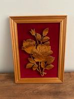 Handsnijwerk in lijstje, Antiek en Kunst, Ophalen of Verzenden