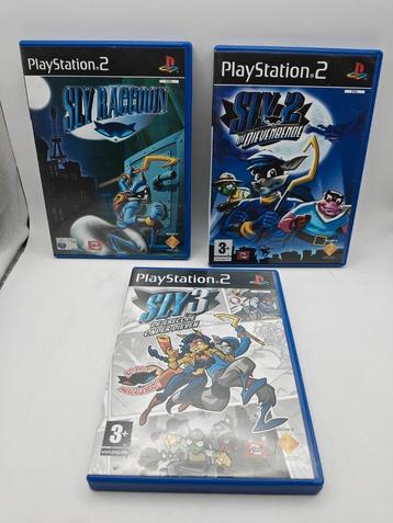 Sly 1, 2 en 3 PS2 beschikbaar voor biedingen