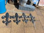 4 x Franse lelie ornamenten, metaal muurornament, Ophalen of Verzenden