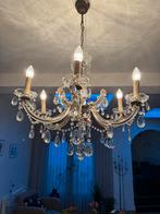 Twee Prachtige Kroonluchters, Ophalen of Verzenden, Gebruikt, Echte antieke kristallen kroonluchters