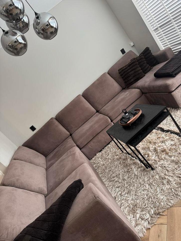 Mooie Hoekbank - Comfortabel en Stijlvol, Huis en Inrichting, Banken | Bankstellen, Zo goed als nieuw, Hoekbank, Vierpersoons of meer