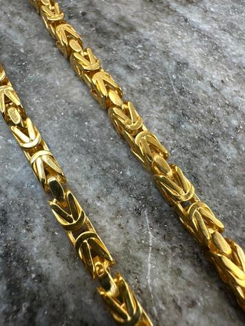 21k gouden koningsketting Dubai collectie beschikbaar voor biedingen