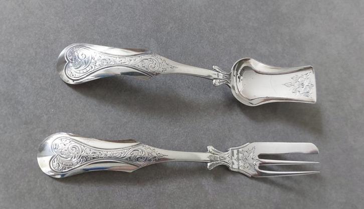 *Zilver Gembercouvert 1855, Antiek en Kunst, Antiek | Goud en Zilver, Zilver, Ophalen of Verzenden