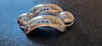 Zilveren vintage modernist hanger, Verzenden, Zo goed als nieuw, Zilver, Zilver