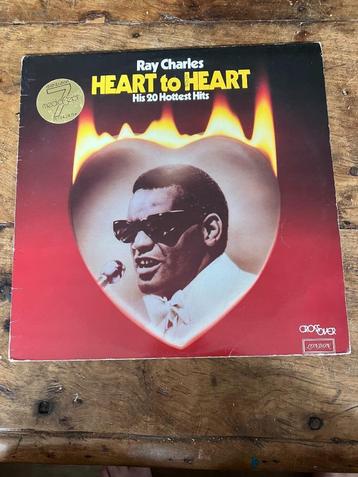 LP Ray Charles - Heart to Heart His 20 Hottest Hits (1980) beschikbaar voor biedingen