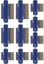 Bouwplaten voor Cronos containers, schaal N, Hobby en Vrije tijd, Gelijkstroom, Overige typen, Nieuw, NS