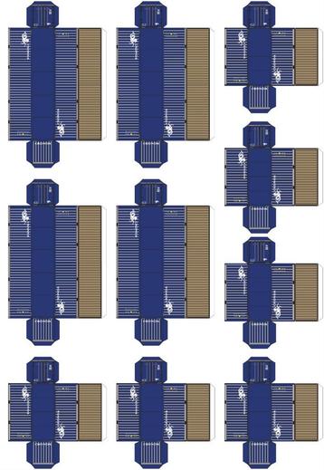 Bouwplaten voor Cronos containers, schaal N beschikbaar voor biedingen