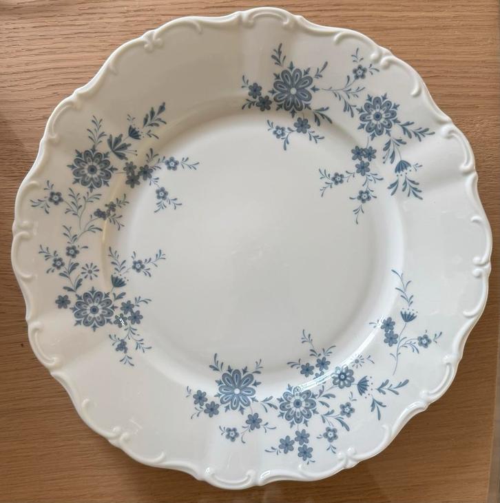 Seltmann Weiden Christina Bavarian Blue Bord, Huis en Inrichting, Keuken | Servies, Gebruikt, Bord(en), Overige stijlen, Porselein