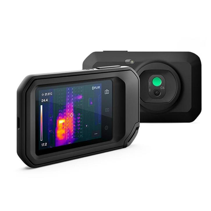 Te huur: professionele warmtebeeldcamera Flir C5 touchscreen, Doe-het-zelf en Verbouw, Meetapparatuur, Zo goed als nieuw, Temperatuur