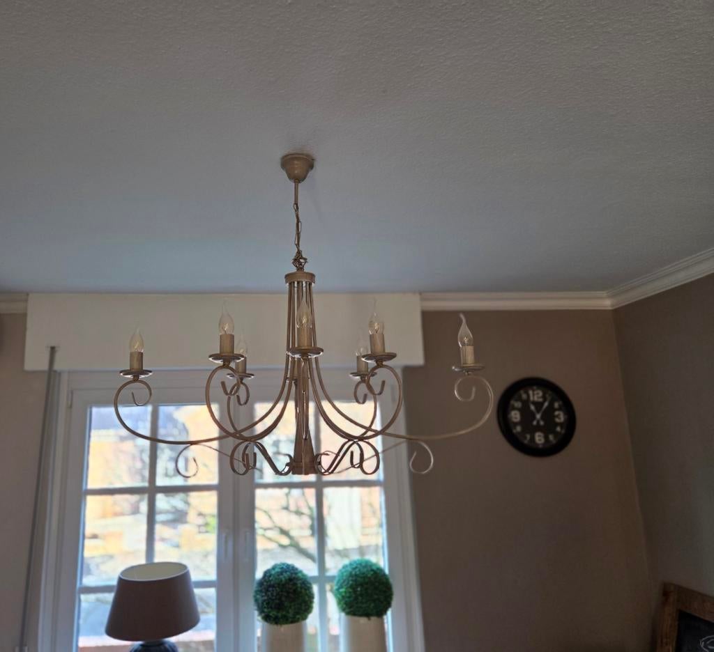 2 grote kroonluchters, Ophalen of Verzenden, Zo goed als nieuw