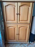 licht eiken computerkast of playstationkast, Huis en Inrichting, Kasten | Computermeubels, Ophalen, Gebruikt, 70 tot 120 cm, 120 tot 170 cm