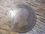 Italie 5 Centesimi 1861, Napels, Vittorio Emanuele II #427, Verzenden, Italië, Losse munt
