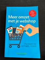 Jurjen Jongejan - Meer omzet met je webshop, Boeken, Jurjen Jongejan, Ophalen of Verzenden, Management, Zo goed als nieuw
