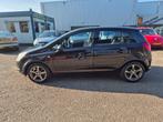 Opel Corsa 1.2-16V Enjoy, 5 deurs, airco/goed onderhoudenn/n, Voorwielaandrijving, Stof, Gebruikt, Zwart