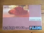 King Tiger - Henschel type (Fujimi 1/76), Fujimi, Ophalen of Verzenden, Zo goed als nieuw, Tank