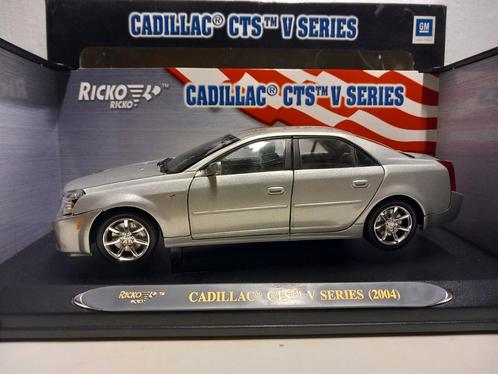 Cadillac CTS v serie silver 2004 Ricko metal 1:18 KRD, Hobby en Vrije tijd, Modelauto's | 1:18, Zo goed als nieuw, Auto, Anson