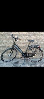 Mat zwarte damesfiets 55 cm, Fietsen en Brommers, Versnellingen, Overige merken, Zo goed als nieuw, Ophalen