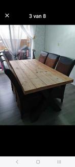 Eettafel met setolen, Huis en Inrichting, Ophalen of Verzenden