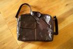 Arpello. Italiaans lederen aktetas, Sieraden, Tassen en Uiterlijk, Tassen | Schooltassen, Ophalen, 30 tot 40 cm, Bruin, Aktetas of Boekentas