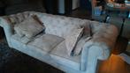 Prachtige chesterfield bank en heerlijke fateuil., Ophalen, Zo goed als nieuw, 75 tot 100 cm, 200 tot 250 cm