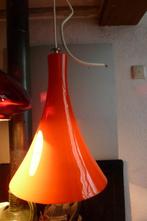 PEILL&PUTZLER ,HANGLAMP,sixties,zeventies,POP,MID-CENTURY, Gebruikt, 50 tot 75 cm, Ophalen of Verzenden, Glas
